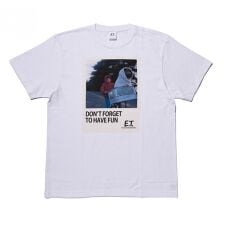 映画『E.T.』グラフィックTシャツ　楽しむことを忘れないで