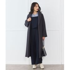 【PECOLAMB】 ウールメルトンガウンコート