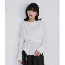 ダブルクロスドレープブラウス