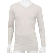 綿１００　メンズインナー　トップ（長袖）（ＷＬ６１０３）