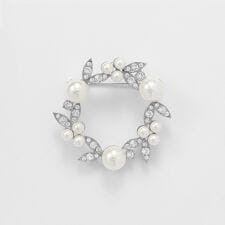 貝パール　ブローチ