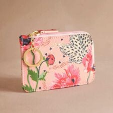 カード&コイン パース Leopard Poppies