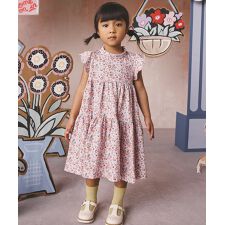 キッズ ティアード ワンピース Pearly Queen Ditsy