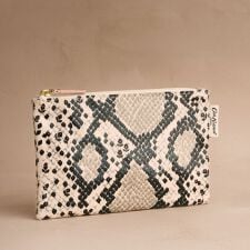 ジップド パース Snake Floral