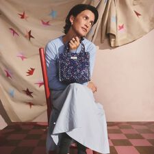 スモール ブックバッグTrailing Star Sprigs