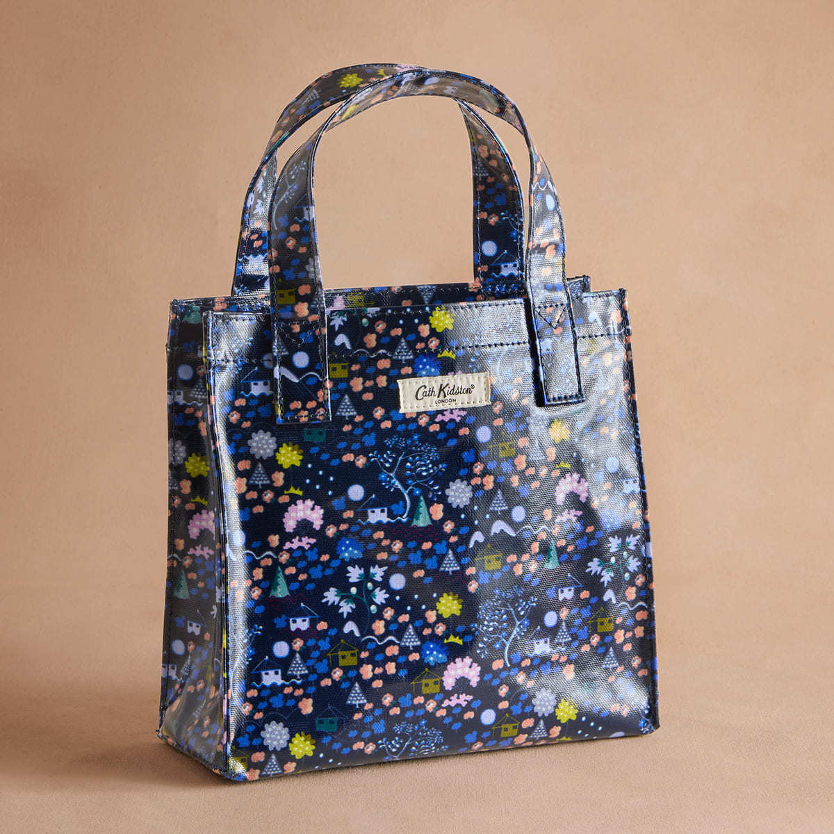 Cath Kidston キャビンバッグ　スモールアネモネ　 グレー Cath Kidston キャビンバッグ スモールアネモネ グレー スモール