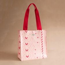 ミディアム ブックバッグKnit Print