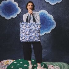 ムーミン ラージ フォルダウェイ トートバッグMoomin Clouds