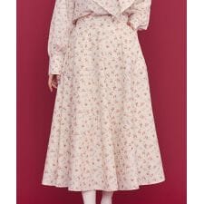 ボリュームフレアスカート Gingham Bunches