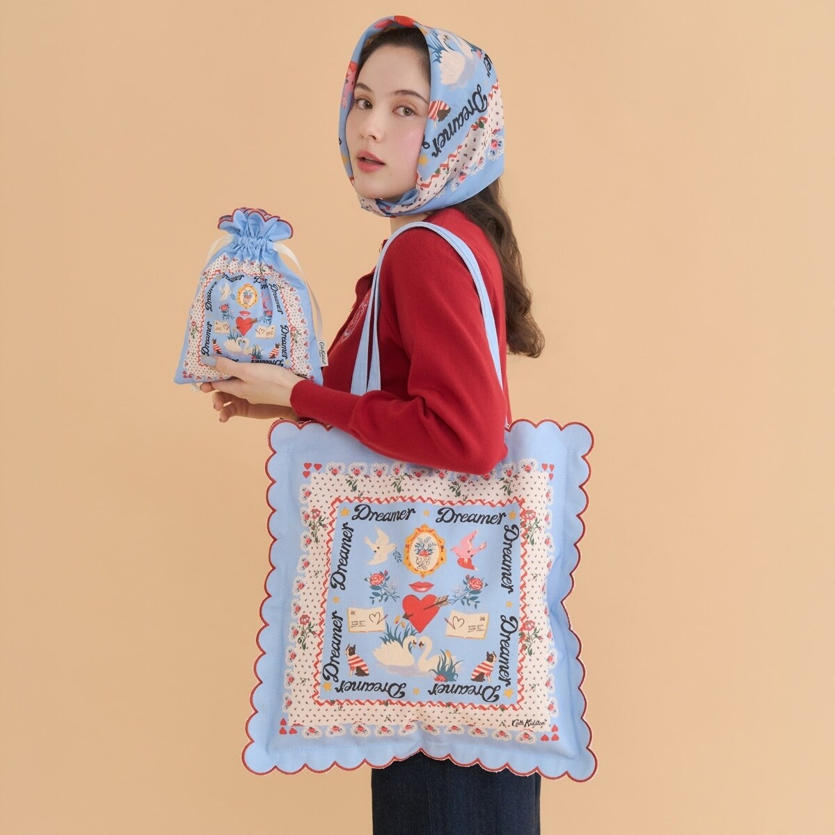 スカラップトートバッグ Dreamer | キャス キッドソン(Cath Kidston