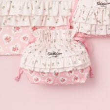 ダブルフリルランチポーチ Lace Sprigs