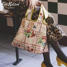 メリルボーン ショッパー Archive Floral Check