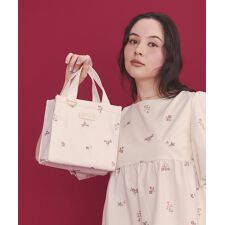 エンブロイダリー保冷ランチトートバッグ Ditsy Floral Embroidery 