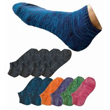 大きいサイズ 底パイルくるぶし丈ソックス １０足セット ２８－３０CM　グラデーション