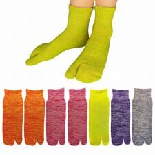 引き揃え底パイル タビソックス　７足セット　２２－２７CM