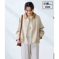 【低身長サイズ】ステンカラーブルゾン