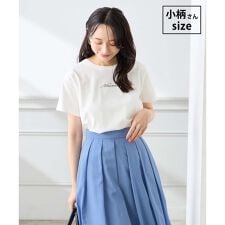 【低身長サイズ/UVカット/接触冷感】コンパクトロゴTシャツ