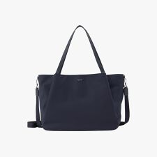 美品】アニエスベー ボヤージュ トートバッグ ストライプ ベージュ 159 