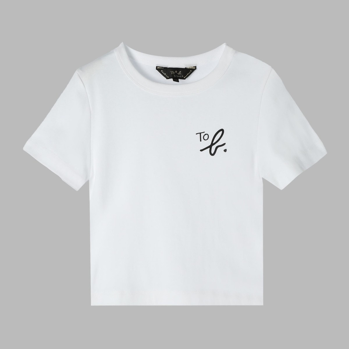 あ 新品☆アニエスベーagnes b.半袖ロゴTシャツ ホワイト レディースL