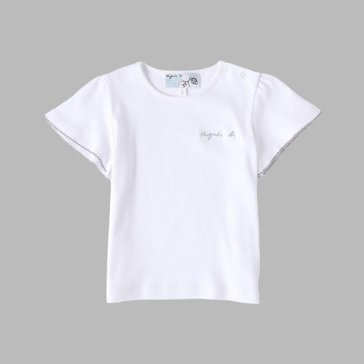 ベビー ロゴ コットン 半袖 Tシャツ | アニエスベー アンファン(agnes