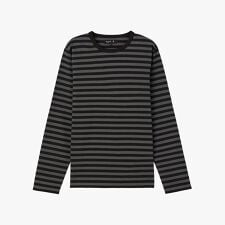 メンズ 細ボーダー コットン 長袖 Tシャツ ”Coulos” | アニエスベー 