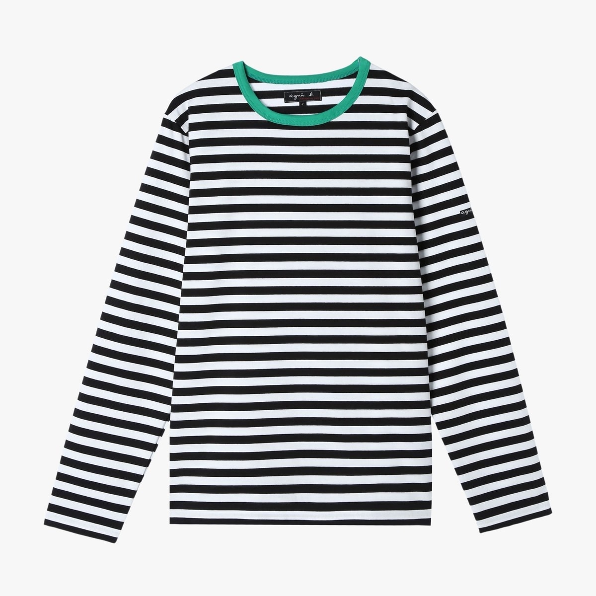 メンズ 細ボーダー コットン 長袖 Tシャツ ”Coulos” | アニエスベー 