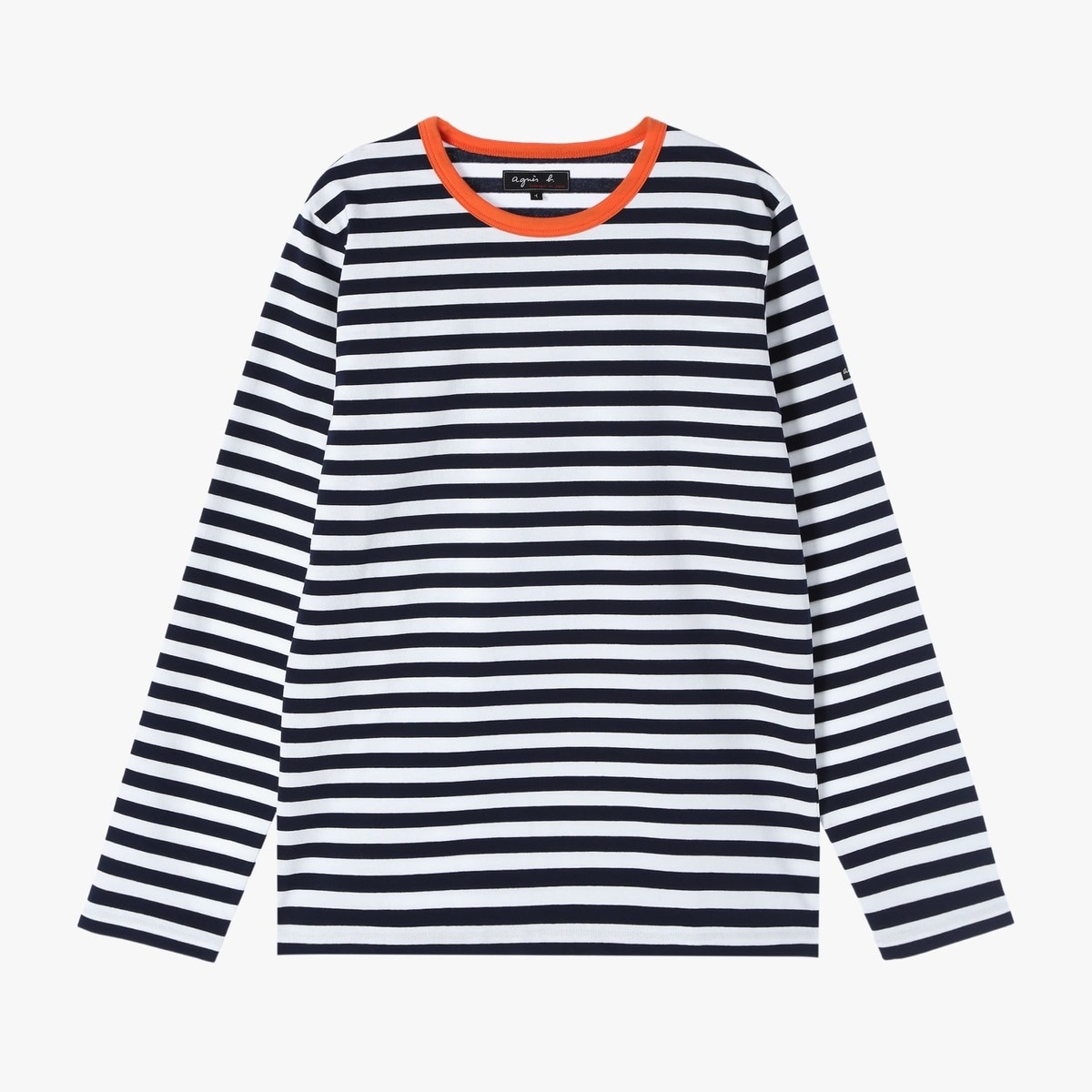 メンズ 細ボーダー コットン 長袖 Tシャツ ”Coulos” | アニエスベー 