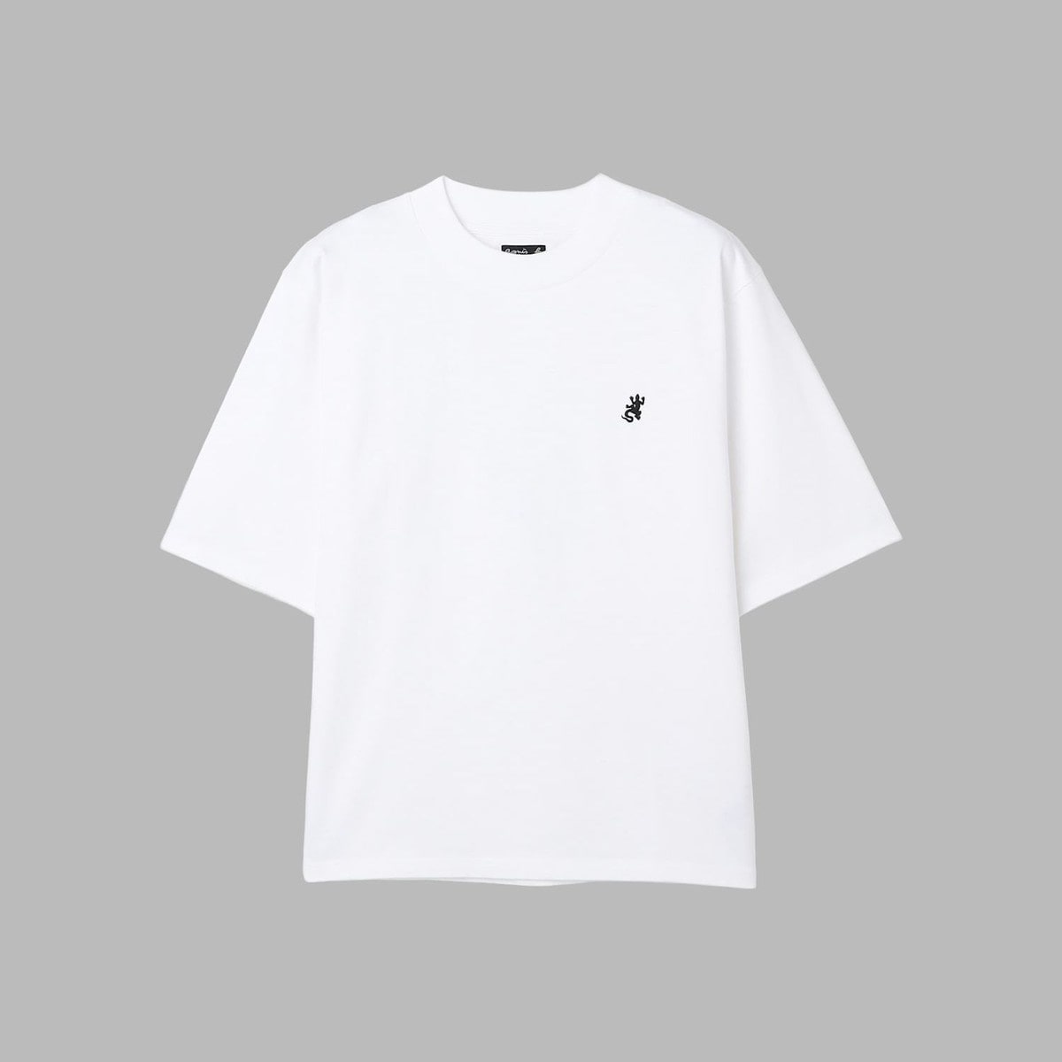 メンズ 刺繍 コットン 半袖 Tシャツ ”Lezard” | アニエスベー オム 