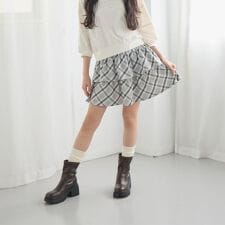 【別注】アソート柄ポンチティアードスカート