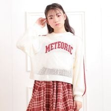 【セットアイテム】メッシュニットパーカー＋ロンT