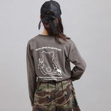 発泡クリームくまちゃんロンT