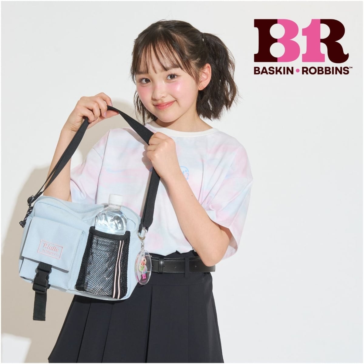 サーティワン】Wポケットショルダーバッグ | ピンクラテ(PINK-latte