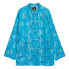 LISTEN FLAVOR　ドラゴンチャイナブロケードシャツ【BLUE DRAGON】