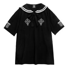 LISTEN FLAVOR　天界のチュールセーラーワンピ【BLACK】