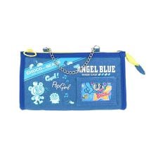 チェーン付きデニムポーチナルミヤキャラクターズ エンジェルブルー