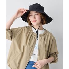 【Wpc.】UVカット接触冷感つば広サファリハット【 完全遮光100％＆完全UVカット100％生地 