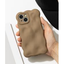 iPhoneケース スマホケース 立体ウェーブ シワ感