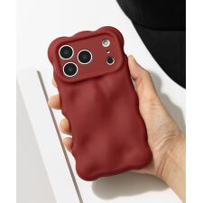 iPhoneケース スマホケース 立体ウェーブ シワ感