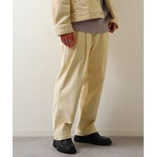 【es2104】コーデュロイ ワイドタックパンツ