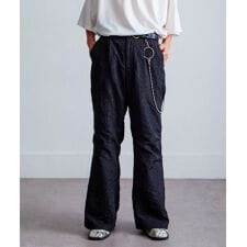 【az24212n】Nilway ワッシャーデザインフレアベルボトムパンツ