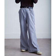 【az24212n】Nilway ワッシャーデザインフレアベルボトムパンツ