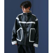 【az24211n】Nilway ダッフルネックムートンジャケット