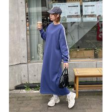 【191919bl】Chillfar 袖ラインワンピース