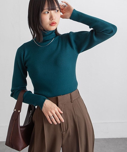 [�}���C]�y24aw-ch058�zChillfar �J���t���n�C�l�b�N�j�b�g/�`���t�@�[�iChillfar�j �O���[��
