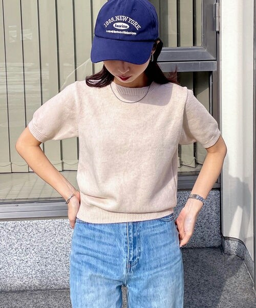 【22ss-ch020】Chillfar ヘザーサマーニットトップス