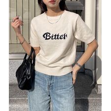 【24ss-ch015】Chillfar ジャガードロゴサマーニット