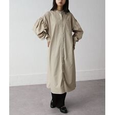 【21ss-ch617】Chillfar ボリュームスリーブシャツワンピース