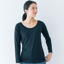 【一般医療機器】Recoverypro Lab. 疲労回復インナー　長袖Uネック　レディス