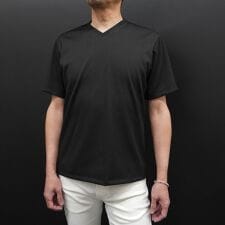 タックボーダーストライプVネック