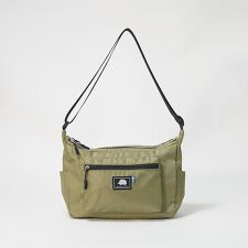 ラウンド2ファスナーショルダーバッグ＜撥水加工＞